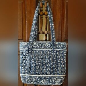 Vera Bradley Blue and White Paisley Tote Bag